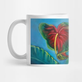 Red Anthurium Mug